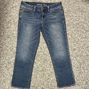 American Eagle Cropped Artist Jeans
